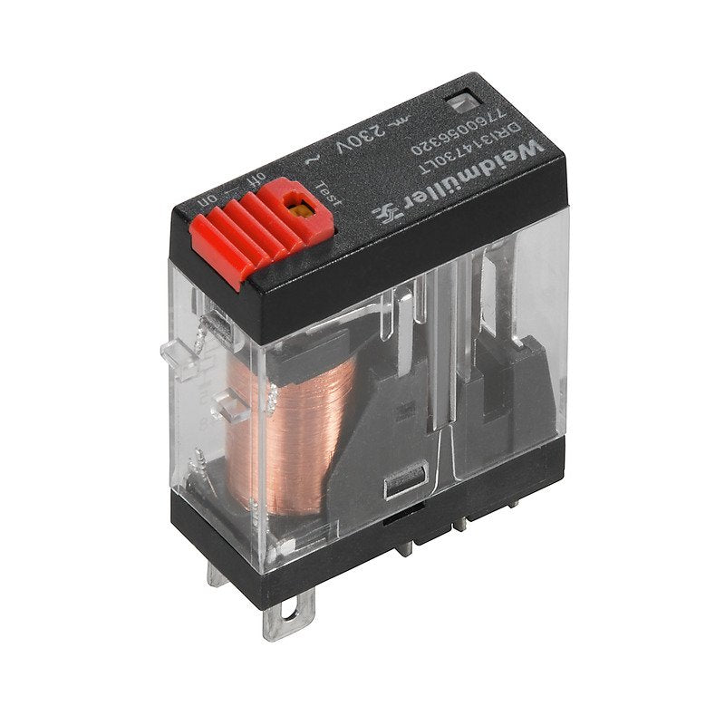 Weidmüller - Schaltrelais Miniatur-Industrierelais DRI314524LT 24VAC 1Wechsler − 20 Stück