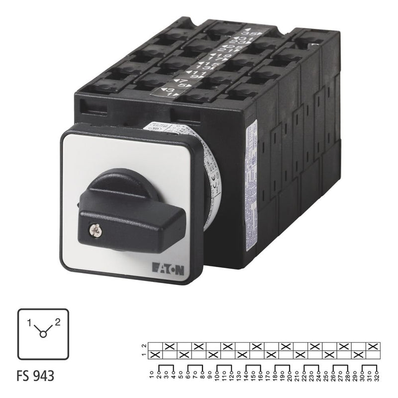 Eaton - Lastschalter Umschalter T3-8-8372/E ohne 0-Stellung