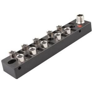 Ipf Electronic - Passiver Sensor-/Aktor-Verteiler (ohne Leitung) Verteiler, 27x150x31mm, VK001103 10-30V DC 10x M8