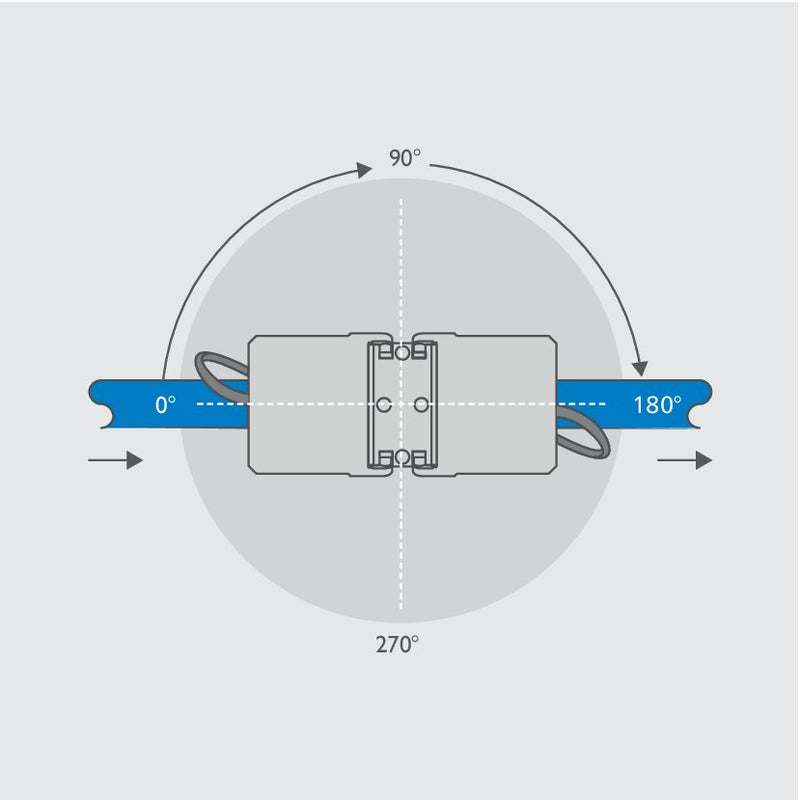 Metz Connect - Modularer Steckverbinder Kabelverbinder 130863-04-E 180° Class EA − 1 Stück