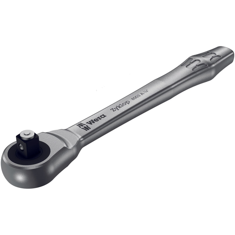 Wera - Umschaltknarre Zyklop Metall-Knarre 004003 1/4"x141,0mm