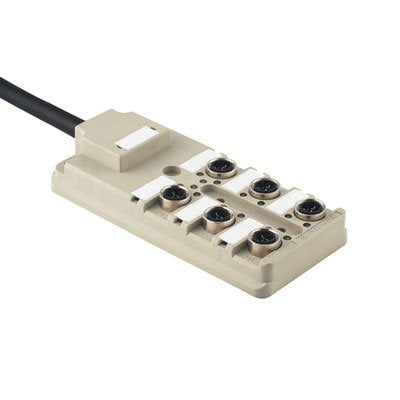 Weidmüller - Passiver Sensor-/Aktor-Verteiler (mit Leitung) Sensor Aktor Verteiler SAI SAI-6-F 4P IDCPUR10M − 1 Stück by Weid

