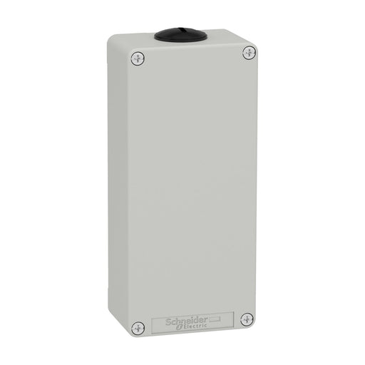 Schneider Electric - Gehäuse für Befehls- und Meldegeräte Leergehäuse XAP, Metall XAPD31 grau, ohne Bohrung