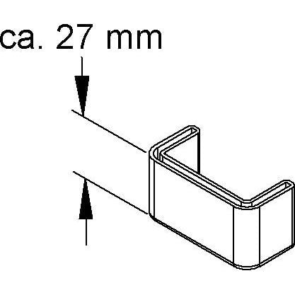 Niedax - Schutzkappe/Abdeckung für Stiel/Profilschiene Schutzkappe K 50