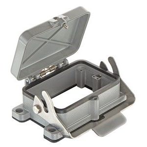 Harting - Gehäuse für Rechtecksteckverbinder Anbaugehäuse Kunststoff- 09300480321 kappe Baugröße: 48B