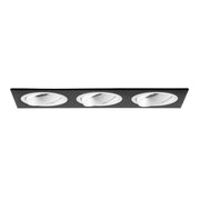 Brumberg Leuchten - Downlight/Strahler/Flutlicht Einbaumodul rechteckig 45028560 3-fach