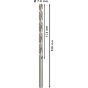 Bosch - Bohrer PRO Metal HSS-G 2608596825 Spiralbohrer 7 x 102