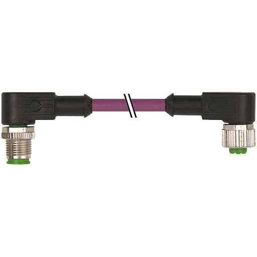 Murrelektronik - Konfektioniertes Sensor-Aktor-Kabel Verbindungsleitung 7000-44021-8400060 M12 St. auf M12 Bu