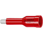 Knipex - Sechskant-Einsatz für Steckschlüssel Steckschlüsseleinsatz 98 49 06 Innensechsk. 75mm