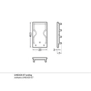 Brumberg Leuchten - Mechanisches Zubehör/Ersatzteile für Leuchten Endkappen-Set 53063080