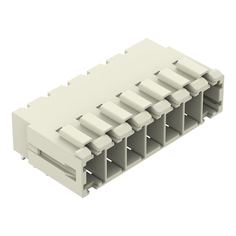 WAGO - Leiterplattensteckverbinder THT-Stiftleiste Lötstift 831-3627 1,0x1,2,abgew.,lgr − 12 Stück