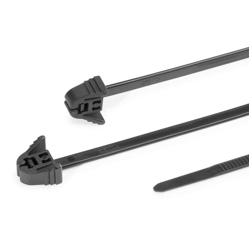 HellermannTyton - Kabelbinder REZ300-N66-BK 4,7x300 schwarz − 100 Stück
