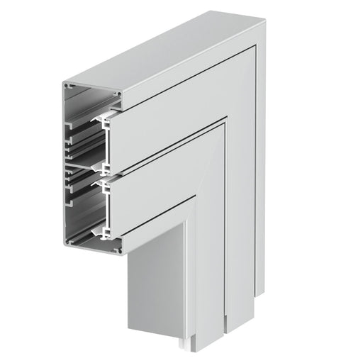 OBO Bettermann - Flachwinkel für Geräteeinbaukanal Flachwinkel GA-FS53130EL Alu starre Form