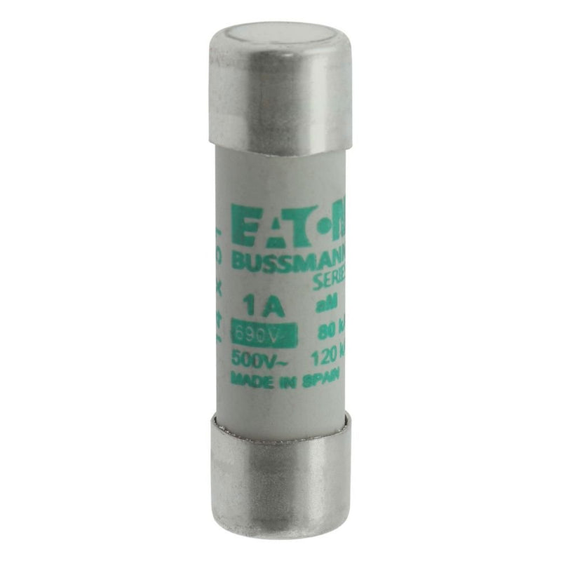 Eaton - Zylindrische Sicherung Sicherungseinsatz Nieders. CYLINDRICA#C14M1 1A AC 690V 80kA − 10 Stück