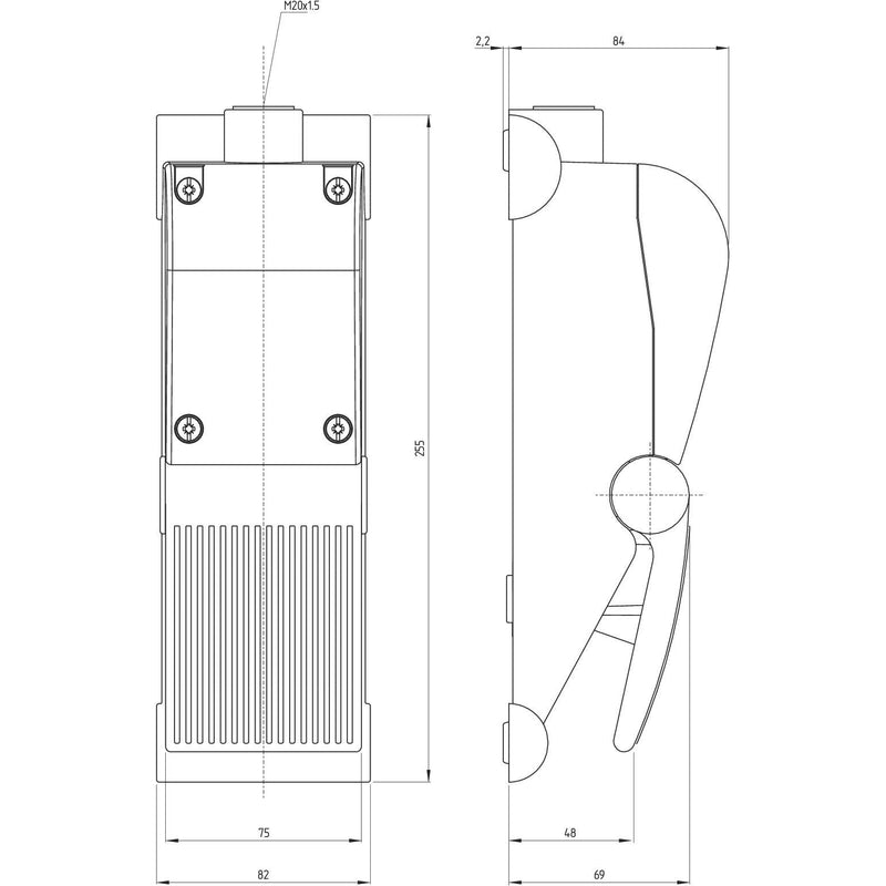 Schmersal - Fußschalter Fussschalter ZF232-11
