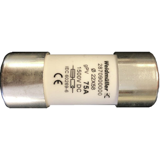 Weidmüller - Zubehör/Ersatzteile für elektrische Sicherungen/Sicherungshalter Sicherung gPV 75A FUSE WSFL#2870900000 − 10 Stück