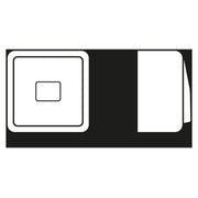 Jung - Installationsschalter Wippschalter 602 A WW Aus 2-pol
