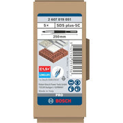 Bosch - Maschinenmeißel PRO SDS plus-5C 2607019051 Spitzmeißel-Set 250