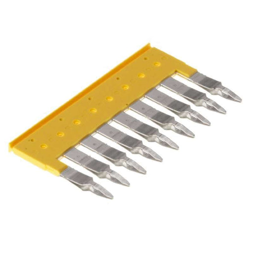 Weidmüller - Querverbinder/Brücker für Reihenklemme Gehäuse ZQV 4/9 GE − 20 Stück