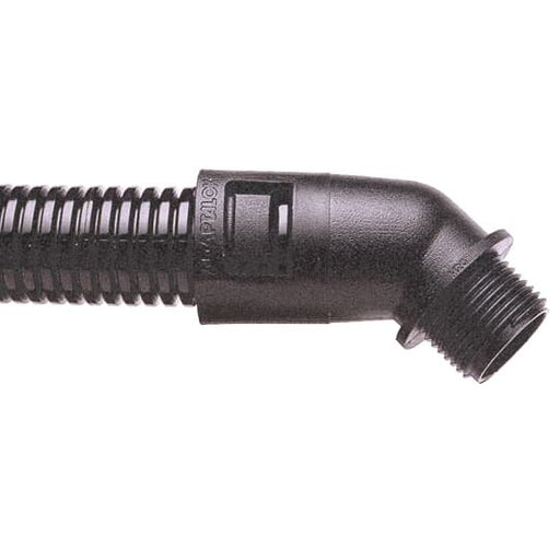 ABB Stotz S&J T&B - Kunststoff-Wellschlauch-Verschraubung Verschraubung 45Gr-Bogen AL21/M20/45/GR Nm21 M20 Polyamid − 10 Stück
