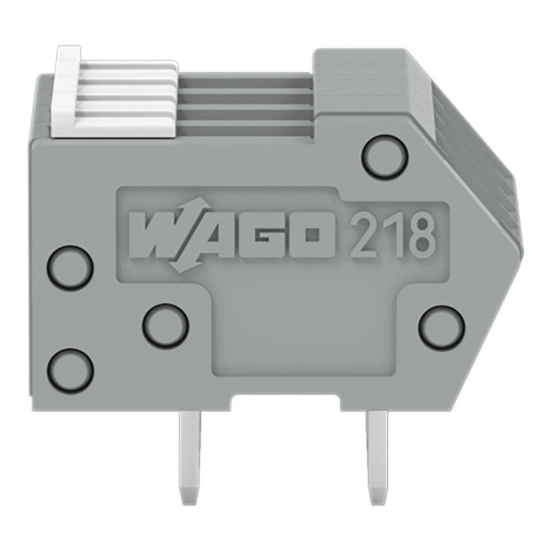 WAGO - Leiterplattenklemme 218-104 0,5mm²,grau − 100 Stück