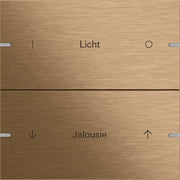 Gira - Bussystem-Tastwippe Wippenset 2-fach 503238 Tastsens.4TS4 Bronze