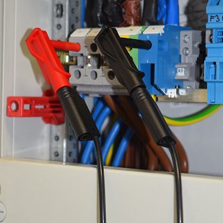 Chauvin Arnoux - Zubehör/Ersatzteile für Prüf- und Messgeräte (Elektro) Magnetmeßspitzen-Satz P01103058Z rot und schwarz