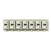 WAGO - Leiterplattensteckverbinder THT-Federleiste gerade 831-3507 Maß 7,62mm,lgr − 12 Stück