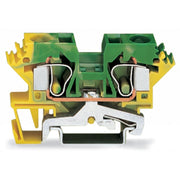 WAGO - Schutzleiter-Reihenklemme 2-Leiter-Schutzleiterklem. 284-607/999-950 10mm² − 25 Stück