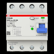 ABB Stotz S&J - Fehlerstrom-Schutzschalter FI-Schutzschalter F204 B S-40/0,5 Typ B 4P,40A,500mA
