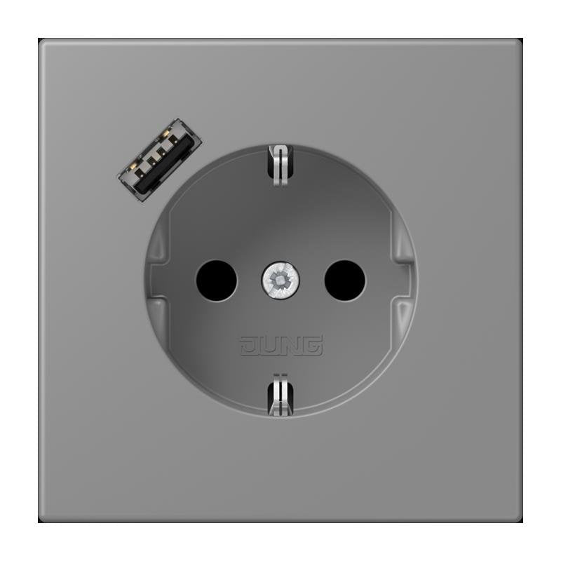 Jung - Steckdose SCHUKO Steckdose LC 1520-18 A 203 gris 31 (32011)