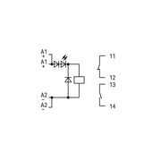 WAGO - Schaltrelais Relaisstecker mit 1 Ar DC 286-320 24 V