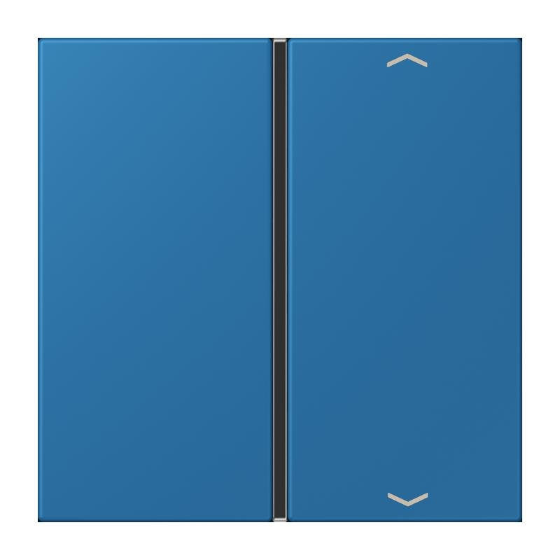 Jung - Abdeckung/Bedienelement für Installationsschalterprogramme Taste 1fach m. Pfeilsymb. LC 401 TSAP 211 bleu ceruleen 31