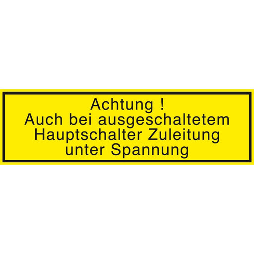 HellermannTyton - Warn-/Hinweisschild Etiketten 597-64204(VE30) − 5 Packung