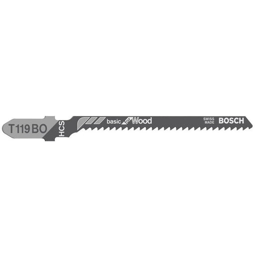Bosch - Stichsägeblatt Basic for Wood, 100er-Pack 2608637879