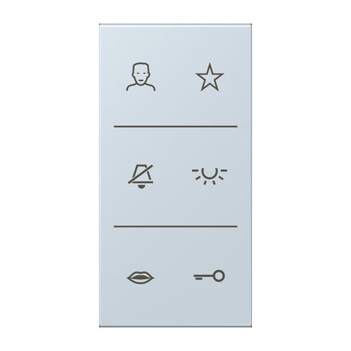 Jung - Abdeckung/Bedienelement für Installationsschalterprogramme Design-Cover Video 3fach SI V6 LC DC 209