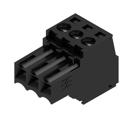Weidmüller - Kabelsteckverbinder für Leiterplattensteckverbinder LP Verbinder Raster 3.5 BL 3.5/3 SN SW − 174 Stück