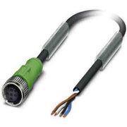 Phoenix Contact - Konfektioniertes Sensor-Aktor-Kabel M12 SAC-4P-5,0-PUR/M12FS gerade,4p.,5m