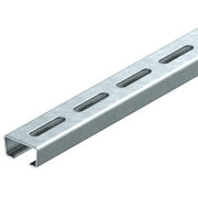OBO Bettermann - Stiel/Profilschiene Profilschiene gelocht AML3518P0600FT SW 16,5mm 600x35x18 − 10 Stück