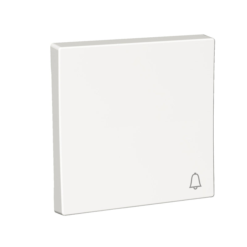 Elso - Abdeckung/Bedienelement für Installationsschalterprogramme Wippe mit Symbol Klingel WDE002022 für Exxact weiss