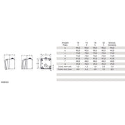 Bals Elektrotech - CEE-Steckdose (IEC 60309) Wandsteckdose 110710 16A 3p 6h IP44 TH