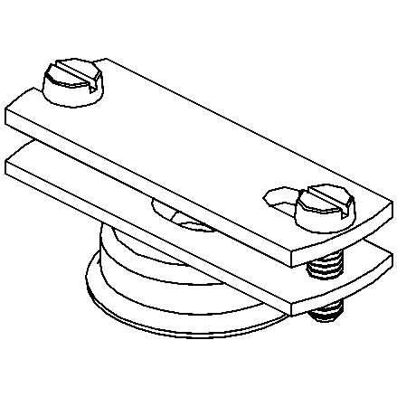 Niedax - Zubehör/Ersatzteile für Erdung und Blitzschutz Abstandschelle 211 − 50 Stück
