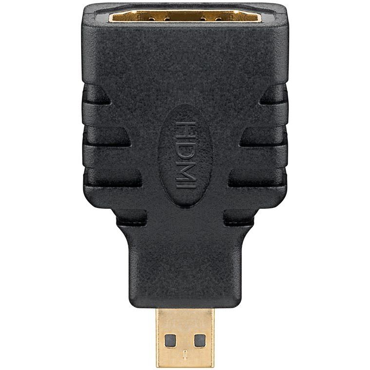 Goobay - Kommunikationstechnik-Adapter HDMI-Adapter 68842 Bu(TypA)/St(TypD)