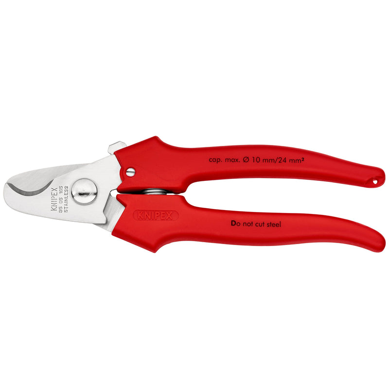 Knipex - Kabelschere 95 05 165 poliert, 165mm