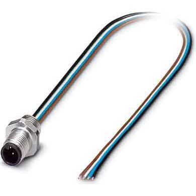 Phoenix Contact - Rundsteckverbinder, feldkonfektionierbar (Industriesteckverbinder) Einbausteckverbinder SACC-E-M5MS #1530595 Sensor-/Aktor-Wandd.