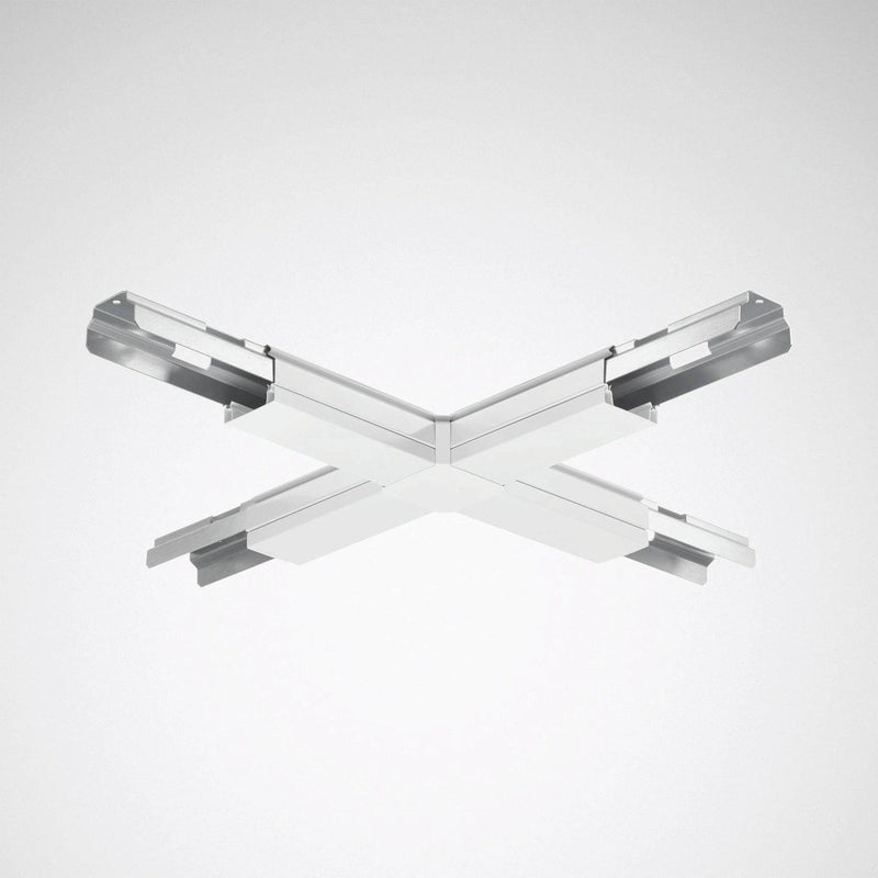 Trilux - Tragschiene für Lichtbandsystem X-Lichtbandverbinder 07650 X-Connector 01 weiß − 1 Stück