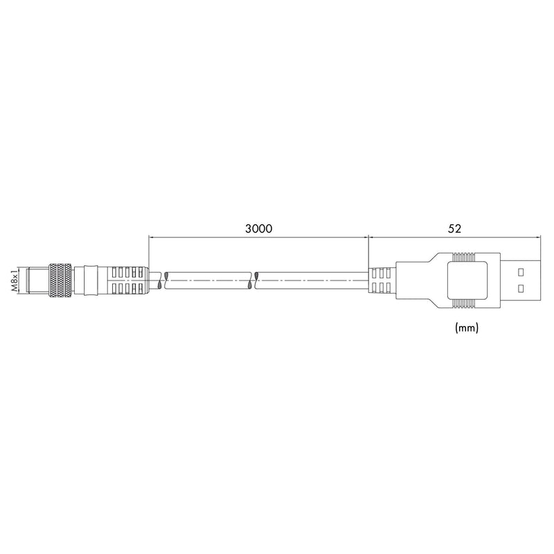 WAGO - PC-Kabel Kommunikationskabel 756-4101/042-030 USB
