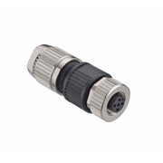 Leuze - Rundsteckverbinder, feldkonfektionierbar (Industriesteckverbinder) Leitungsdose D U-M12-5A-M-SK