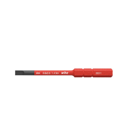Wiha - Bit VDE Wechselbit 283110035 3,5x75 slimBit
