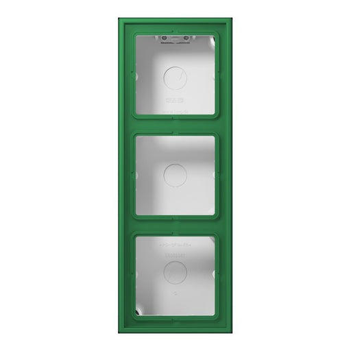 Jung - Aufputzgehäuse für Unterputzgerät Aufputz-Kappe 3fach LC 583 A 219 vert fonce (32050)